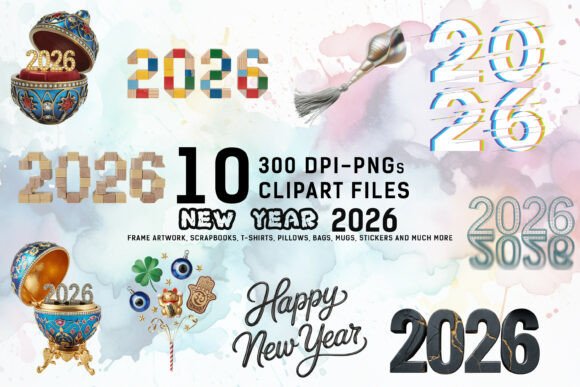 Evaluating the Eclectic New Year 2026 Clipart Bundle for Creative Projects