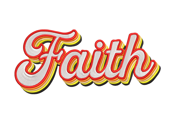 Faith Retro: Elevating Machine Embroidery with Vintage Charm