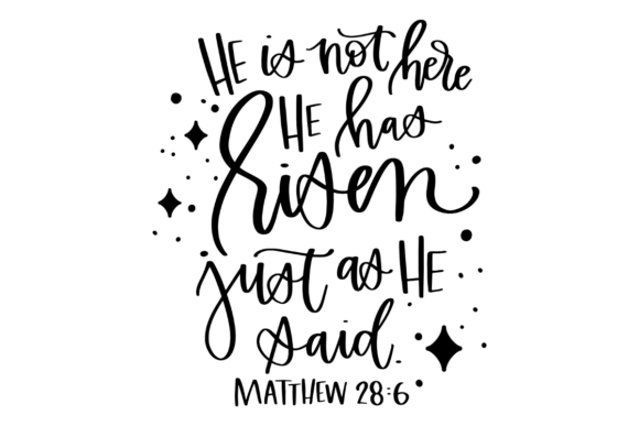 He is Risen SVG: A Versatile Design for Easter Creations