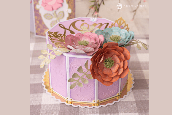 Mother’s Day Cake Gift Box SVG