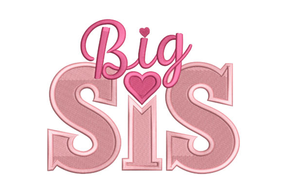 The Strategic Value of Personalized Embroidery: Leveraging the Big Sis with Heart Design for Market Engagement