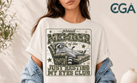 The Ultimate Fusion of Humor and Style: Why the Just Resting My Eyes Raccoon Camo Png is a Designer’s Best Friend