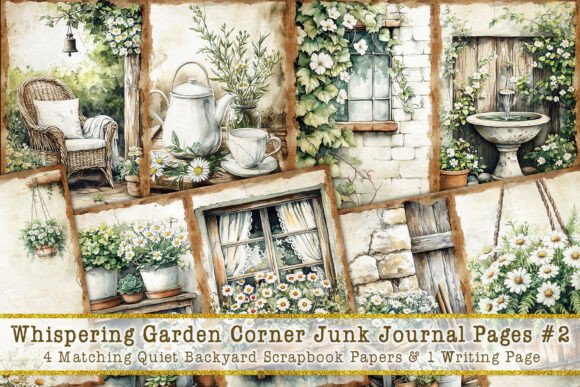 Whispering Garden Corner Junk Journal 2
